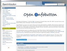 Tablet Screenshot of openinfobutton.org